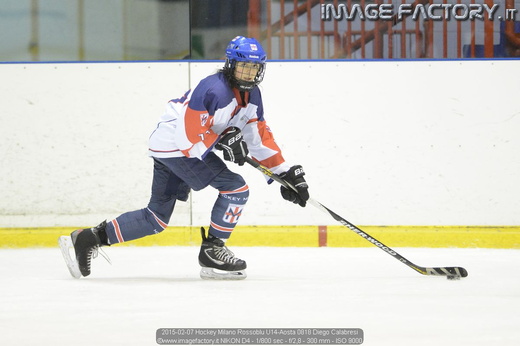 2015-02-07 Hockey Milano Rossoblu U14-Aosta 0818 Diego Calabresi